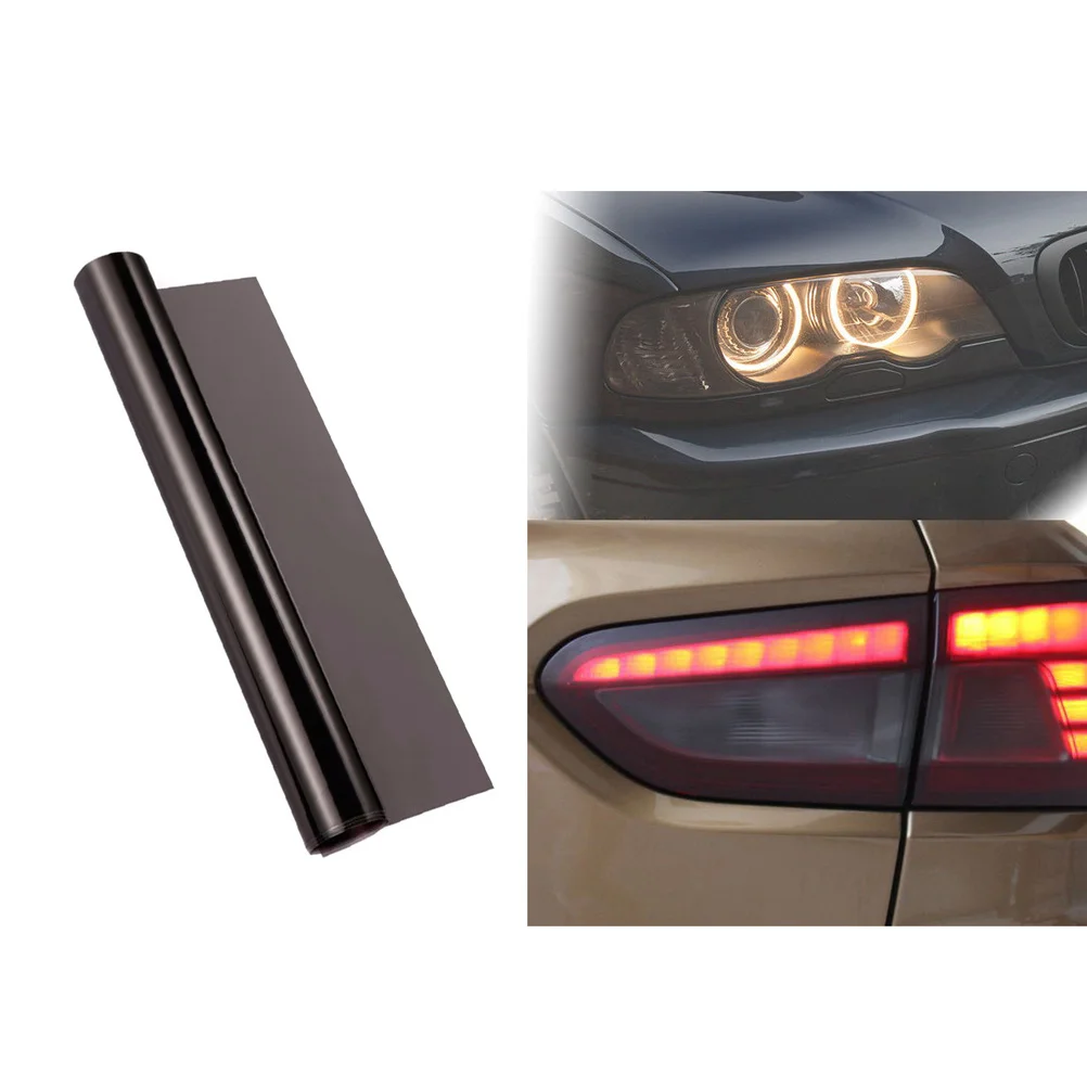 

Car Headlight Film Smoke Black Tint Vinyl Sheet Water Resistant Stretchable Fog Light Taillight Protection Sticker Decal Vehicle