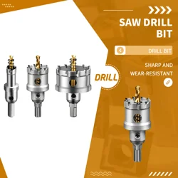 Alloy Stainless Steel Round Hole Drill Bit Metal Iron Steel Plate Special Drilling Artifact Reaming Hole Multi-function CNC Tool