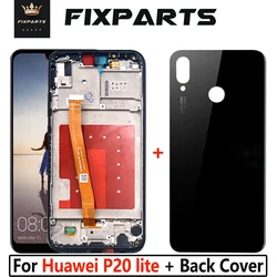 High Quality For Huawei P20 Lite LCD Display Touch Screen Digister Assembly ANE-LX1 ANE-LX2 LCD Screen With Frame And Back Cover