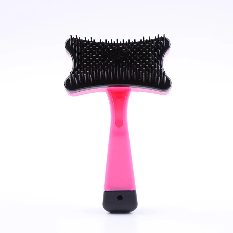 Pet Hair Removal Comb Dog Brush Self Cleaning Remove Hairs Slicker Comb For Cat Wool Brush Hair Remover Pets Cat Accessories