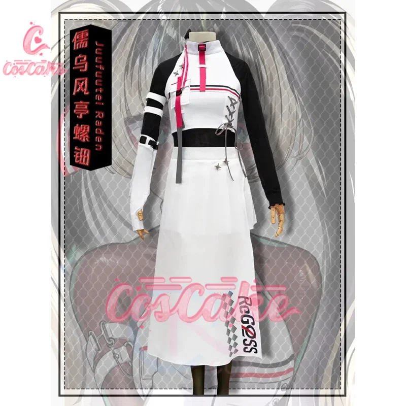 

CosCake Vtuber Juufuutei Raden Women Dress Cosplay Costume Cos Game Anime Party Uniform Hallowen Play Role Clothes Clothing