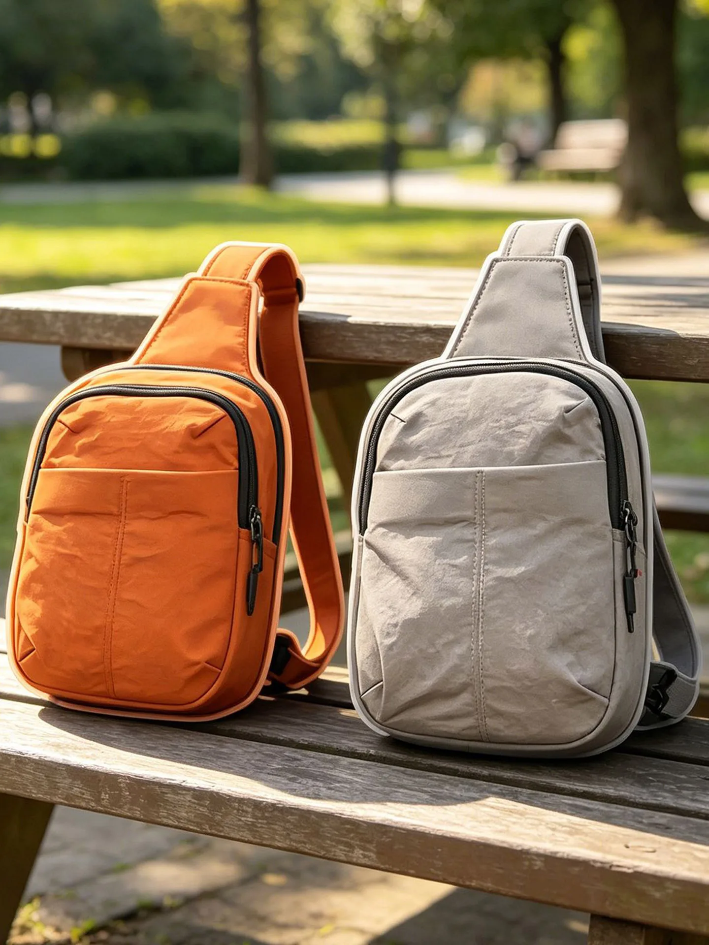 outdoor-sports-women's-chest-bag-mobile-phone-bag-children's-small-crossbody-bag-summer-casual-style-soft-nylon-material