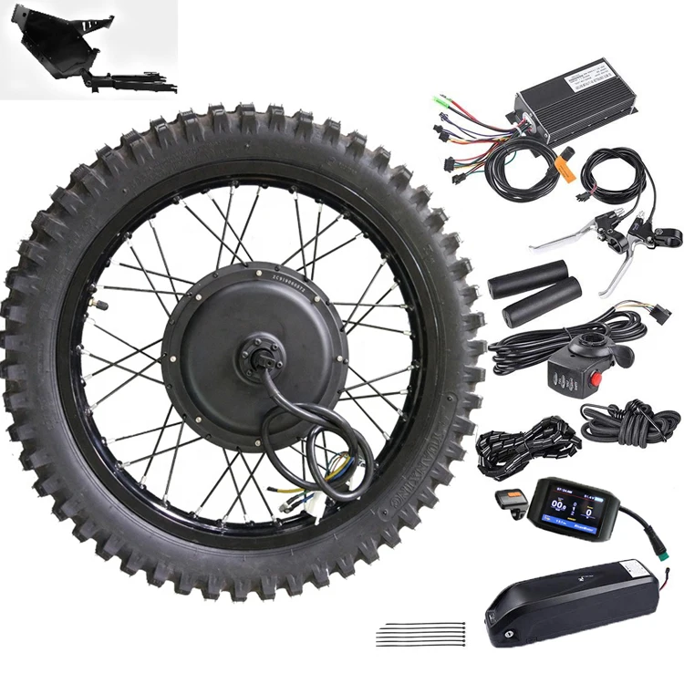 26inch Fat Tire Ebike Conversion Kit Electric Bike Kit 5000 Watt Hub Motor Inside