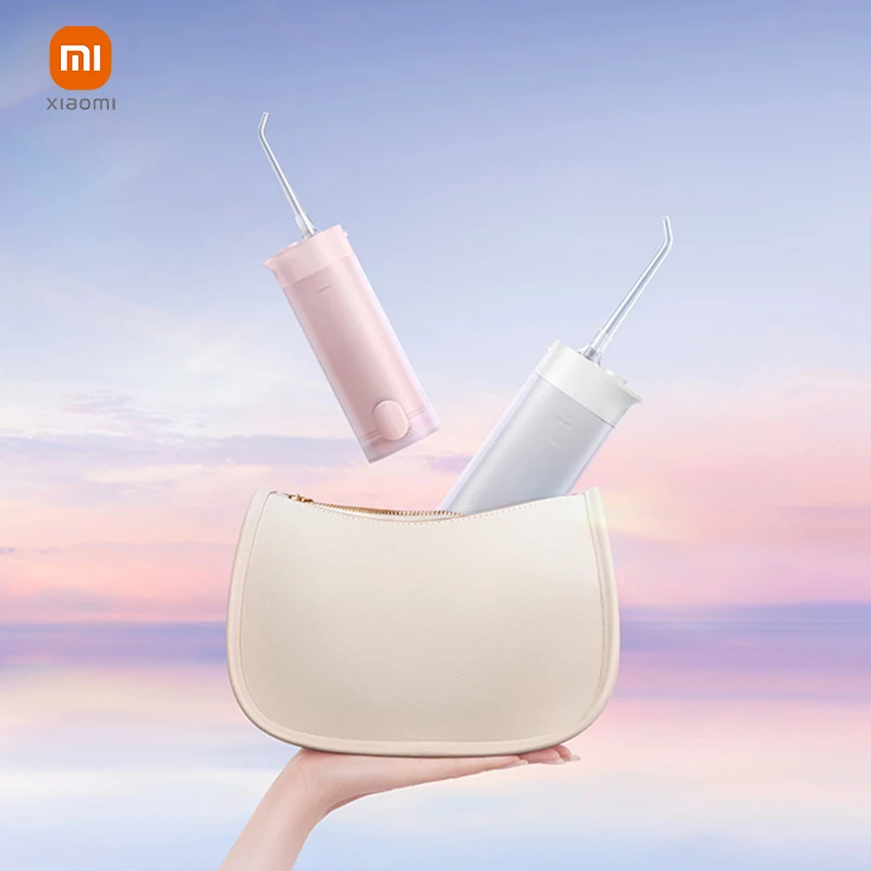 

NEW XIAOMI Mijia Portable Oral Irrigator Rechargeable Water Flosser Dental Bucal Teeth Gums Cleaner Water Thread Flusher