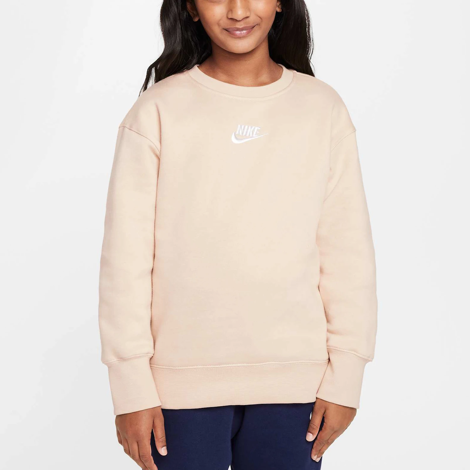 

Толстовка Nike Authentic New Season для детей старшего возраста, спортивная, с круглым вырезом, из тонкого флиса, с принтом, DD7473-126