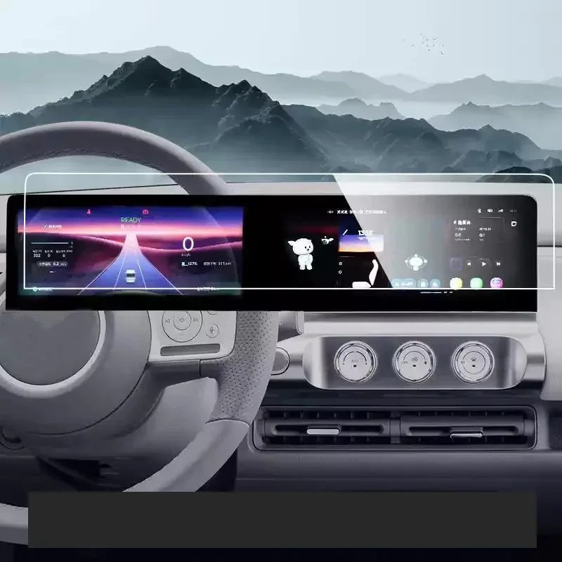 سيارة لتحديد المواقع والملاحة شاشة المقسى فيلم لوحة القيادة عرض ملصق ل WULING AIR EV MG كوميت EV شيفروليه سبارك EV 2023-2025 #6