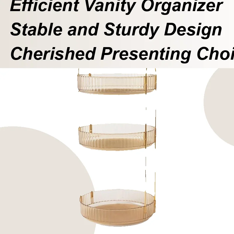 

Makeup Organizer Rotating 360 Rotation Makeup Organizer Stable Clear Large Capacity Container Storage for Valentine's Day
