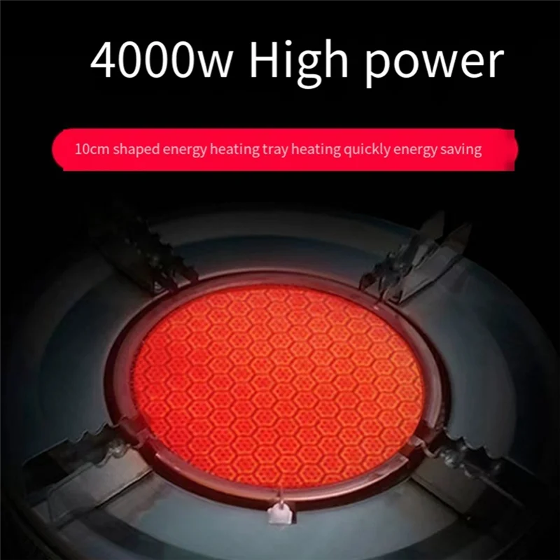

A12E-Portable Camping Gas Stove Folding Cassette Stove Windproof High Power Picnic Gas Stove Camping Equipment