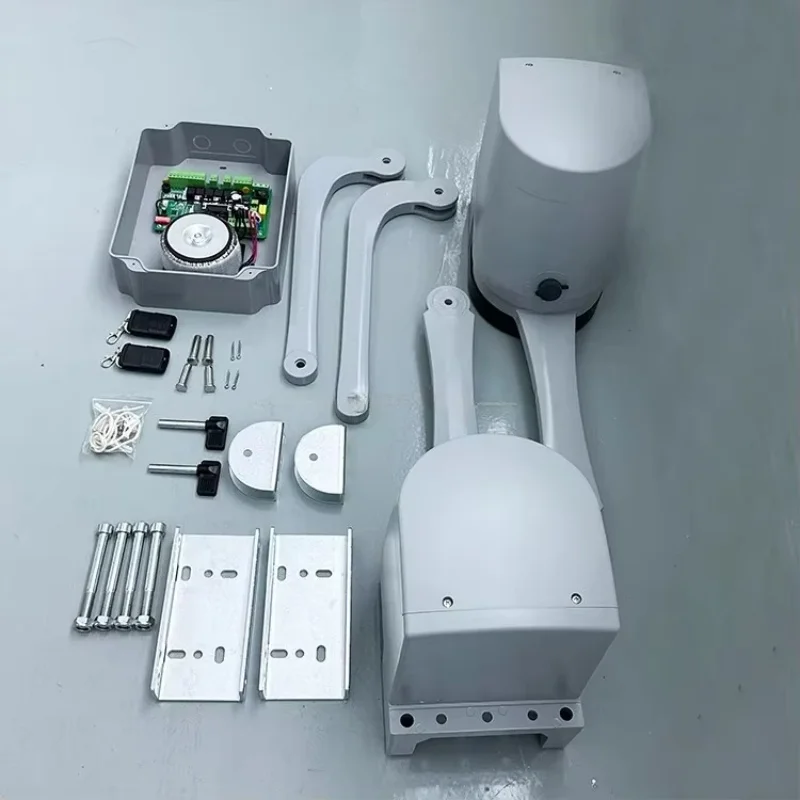 

Automatic Heavy Gate DC Motor Curved Arm Swing Gate Opener for Folding 600Kgs Each Leaf Length 5M