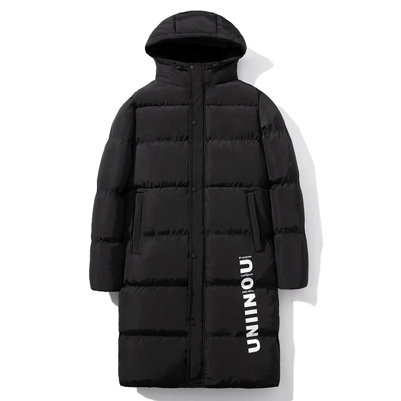 Nadel Noah Männer Top-Qualität neue Marke Kapuze lässig lange verdicken Outwear Parkas Jacke männliche Winter Wind jacke warme feste Mäntel