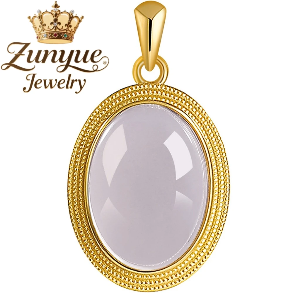 

Genuine Natural Hetian Jade Smoke Purple Egg Surface Pendant S925 Silver Inlaid Pendant Simple Men's Necklace Women's Style
