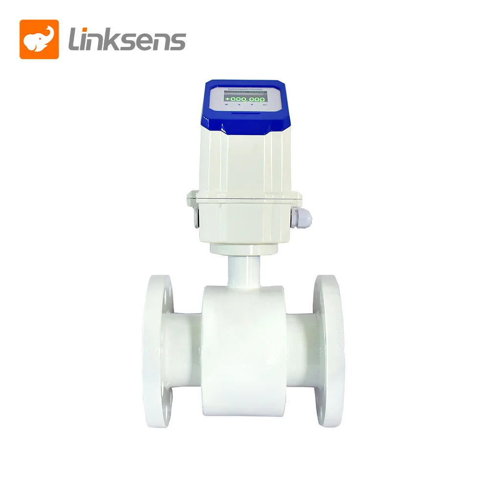 High Precision LINKSLD-X DN50 Electromagnetic Flowmeter for Conductive Liquid Slurry Industrial Flow Measurement