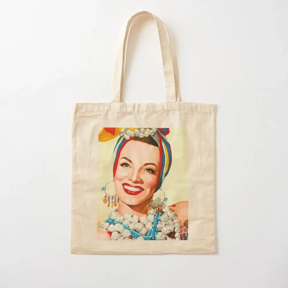 Painting of Carmen Miranda Tote Bag canvas bags Women bags shopping bag Tote Bag