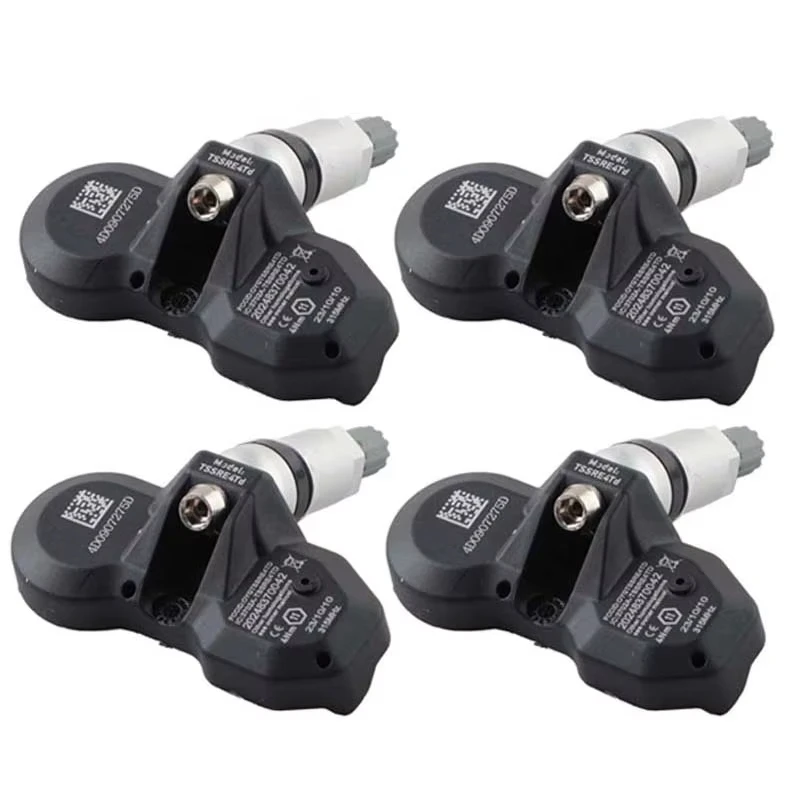 4PCS 4D0907275D Tire Pressures Sensor TPMS Sensor For Audi A8 D3 4E Audi S8 D2 1999-2009 Bentley Continental GT 2005 4D0907275A