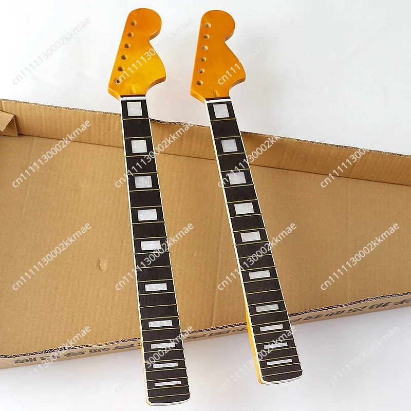 Electric Guitar ST6 String Neck Big Head Gem Hemming Bright Light Handle 22 Frets Guitar