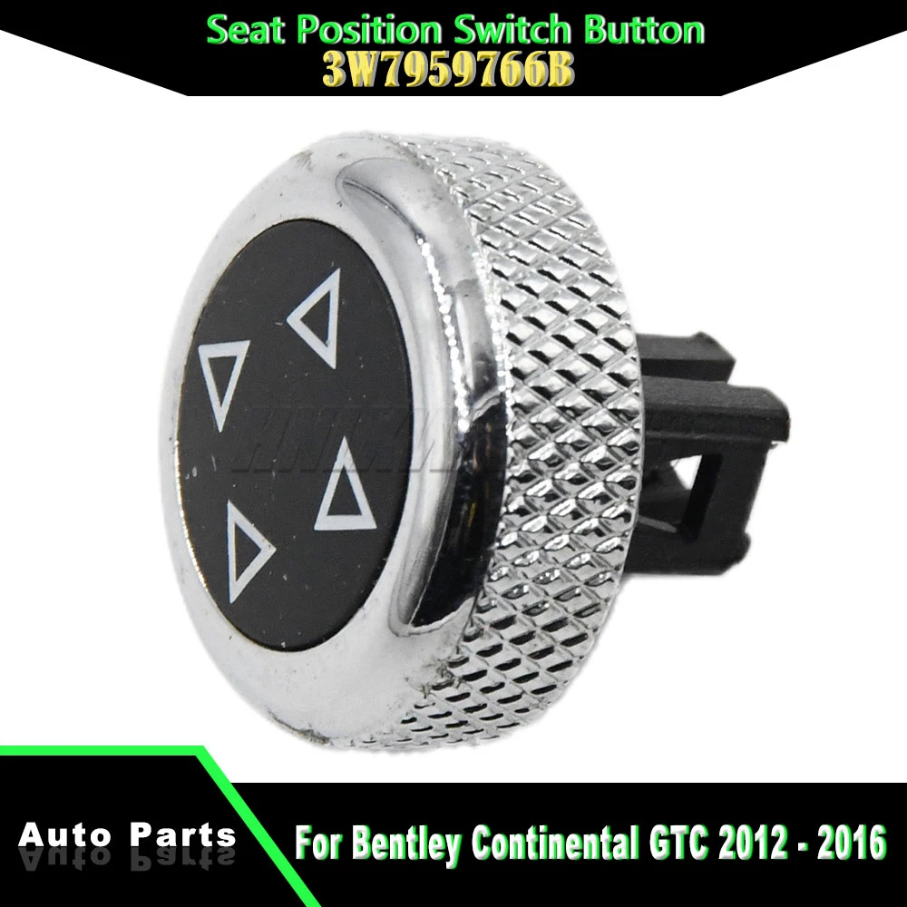 OEM 3W7959766B Front Car Memory Seat Position Switch button For Bentley Continental GTC 2012-2016
