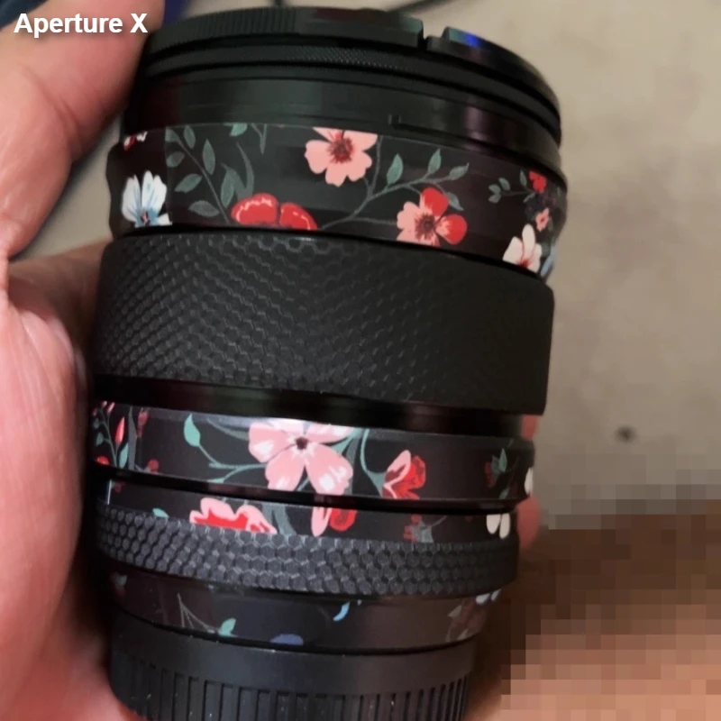 Autocollant d'objectif pour FUJIFILM XF 16mm F1.4 R WR, autocollant de protection de la peau, Film d'enveloppe en vinyle anti-rayures, manteau de protection XF16 F/1.4
