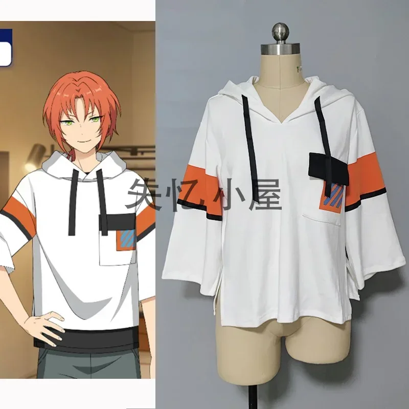 Game Ensemble Stars Tsukinaga Leo Cosplay Costume Halloween Carnival Uniforms Fancy Coat Casual Top Custom Made