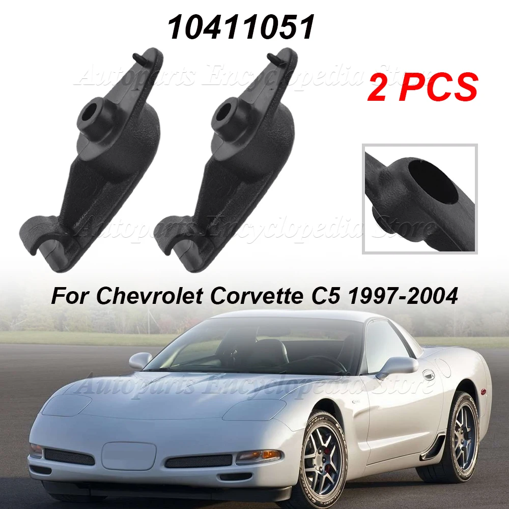 

Fits For Chevrolet Corvette 1997-2004 A Pair Black Sun Visor Clip Bracket Holder Molded 10411051
