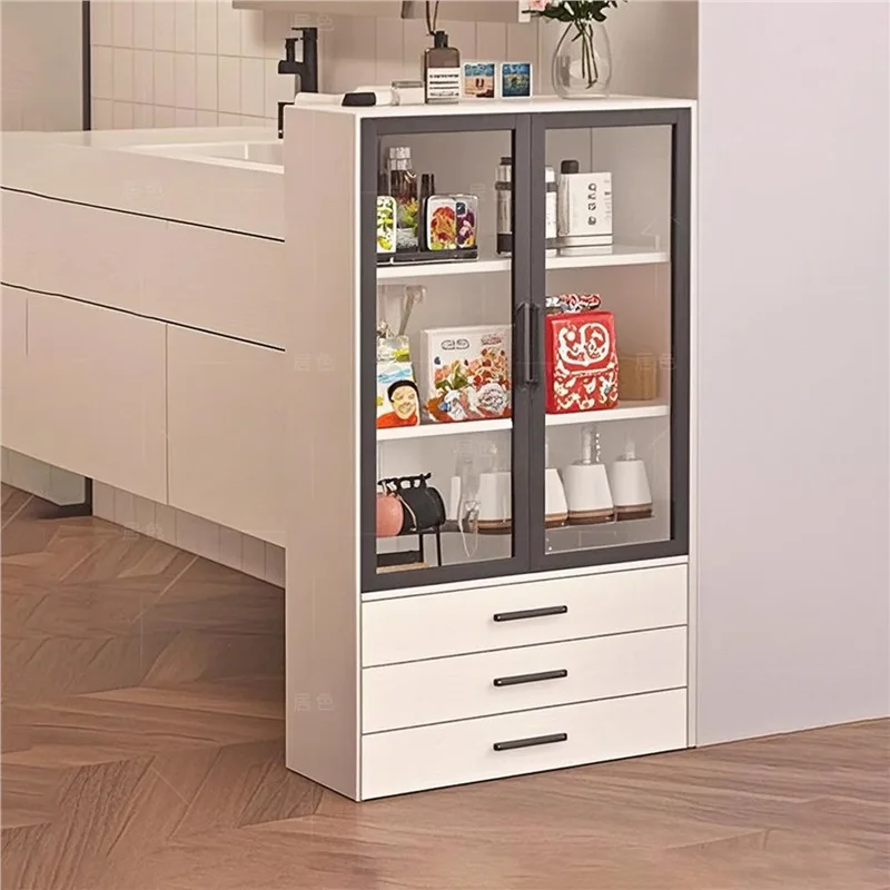Ultra-thin dining side cabinet, bathroom, bathroom, dry area, half wall partition cabinet, side cabinet, side cabinet 20cm
