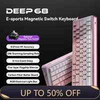 EWEADN DEEP68/80 Magnetic Switch Keyboard Wired Hot-Swap RGB Lightbox 8K Customi FPS Good-Looking Gaming Mechanical Keyboard