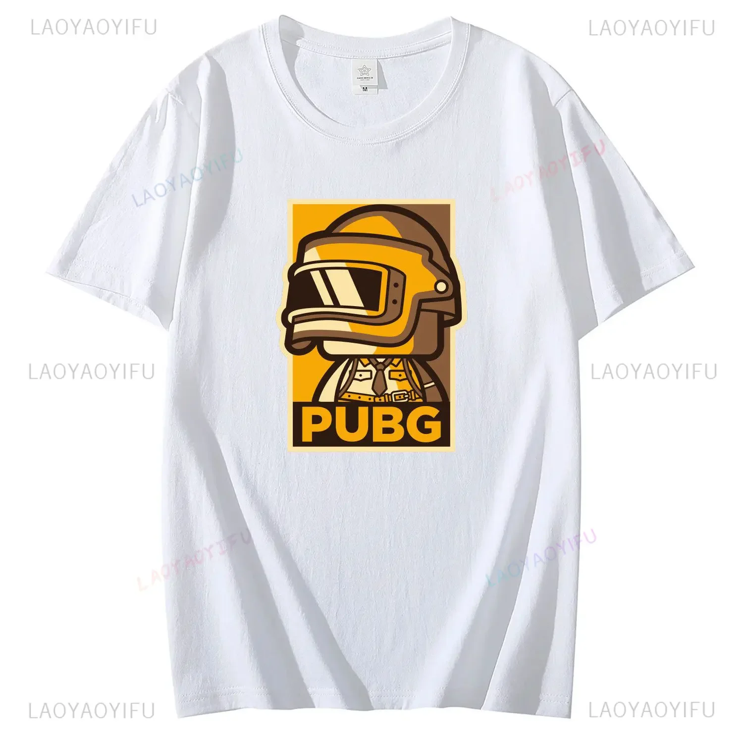 PUBG HOPE Gold Rush T-Shirt PUBG 100%cotton T Shirt Playerunknowns Battlegrounds Gaming Cartoon Tees Men Unisex New Fashion Tops