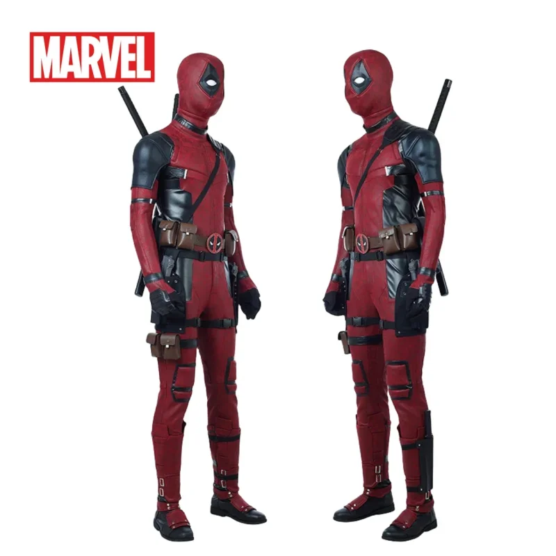 Movie Marvel Peripherals Avengers Deadpool Personalized Creative Body Suit Cosplay Performance Double Sword Props Christmas Gift