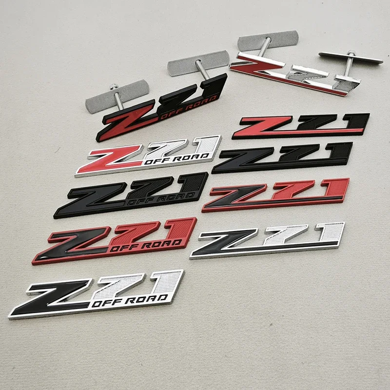 Emblema 3D de metal Z71 para la parrilla delantera del coche, adhesivo para el maletero, para Chevrolet Tahoe, Colorado, Cheyenne, accesorios para Chevy Silverado