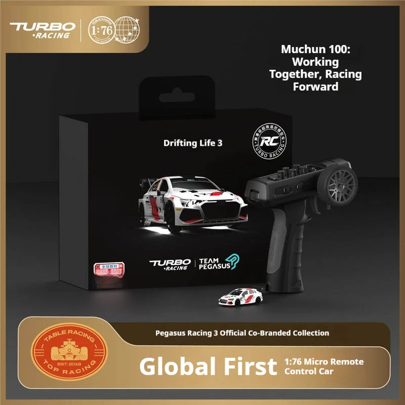 

Официальная лицензионная модель Turbo Racing Pegasus 3 C78 в масштабе 1:76, ультраминиатюрная радиоуправляемая гоночная машинка для детей, взрослых и любителей, игрушка для мальчиков.
