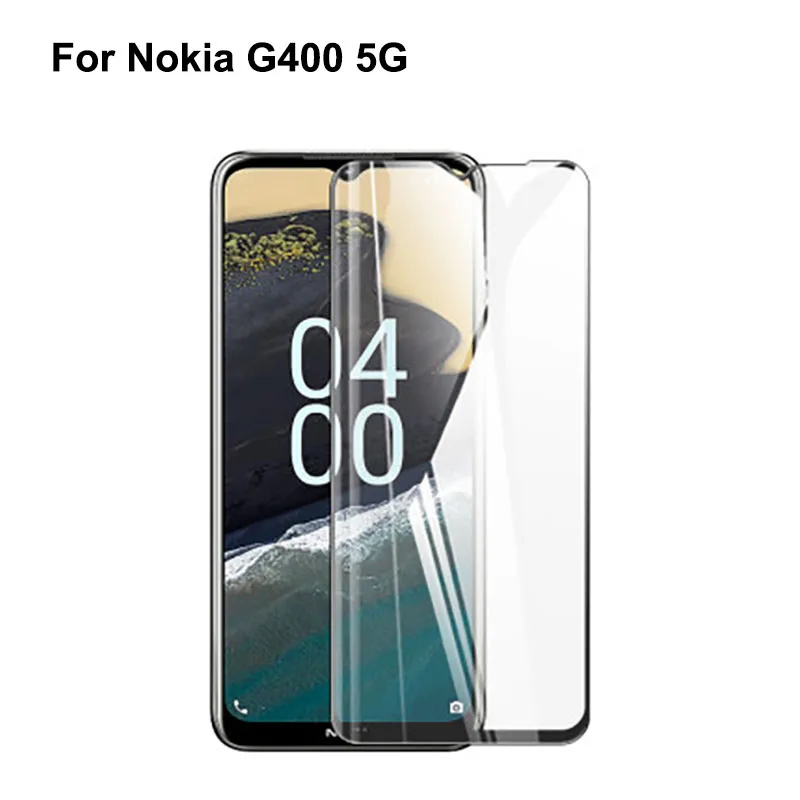 2PCs Ultra-Thin screen protector Tempered Glass For Nokia G400 5G full Screen protective For Nokia G 400 5G Protection image 5