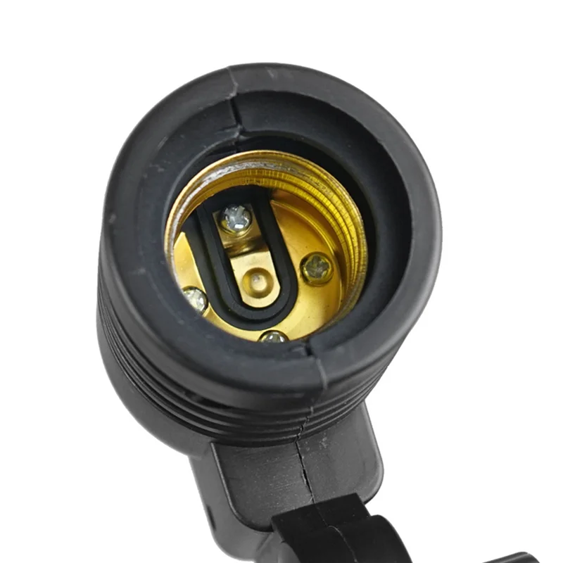 라이트 램프 사진 스튜디오 E27 AC 소켓 사진 1.8M 케이블 코드 전구 스탠드, 우산 거치대 전구 마운트, 미국 플러그