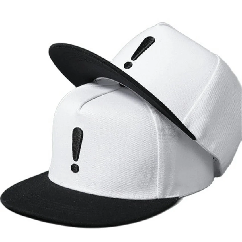 Spring Summer Mood Embroidery Npc Task Hip Hop Cap for Men Women Outdoor Sunshade Decoration Black Flat Top Baseball Hat PY36