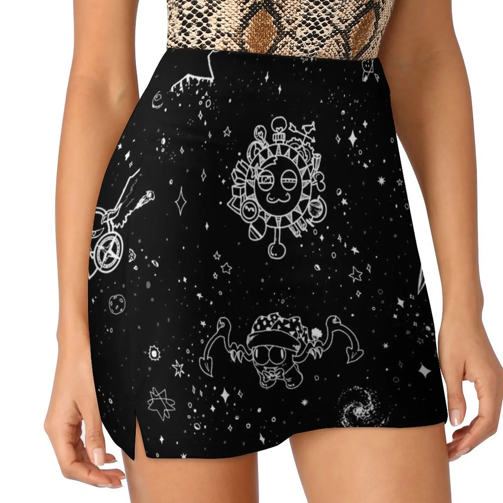 Milky Way Dreams Mini Skirt Skirt for girls mini skirt Women's clothing kpop