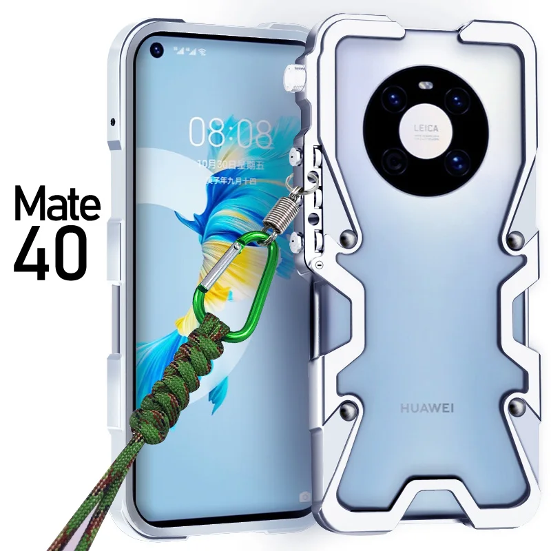 Luxury Thor Heavy Duty Armor Metal Aluminum Phone Case For Huawei Mate 80 70 60 50 40 Mate30 RS Cover Back Fundas Coques Bumper