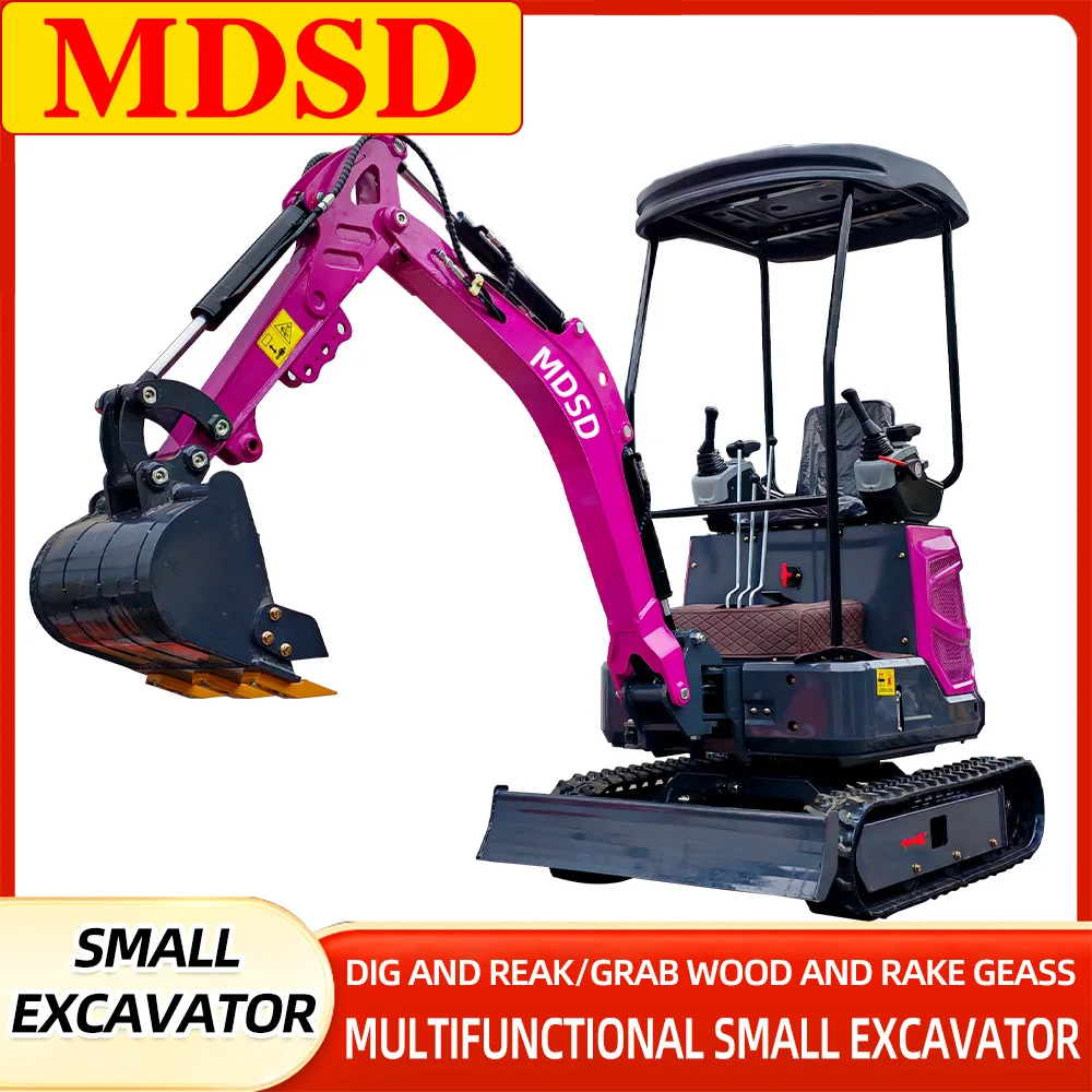 Excavator Mini Crawler 1,5 Ton EPA EURO5 Hidrolik, Penggali Kecil untuk Pertanian, Excavator Mini yang Dapat Disesuaikan, Penjualan Cepat, Pengiriman Cepat