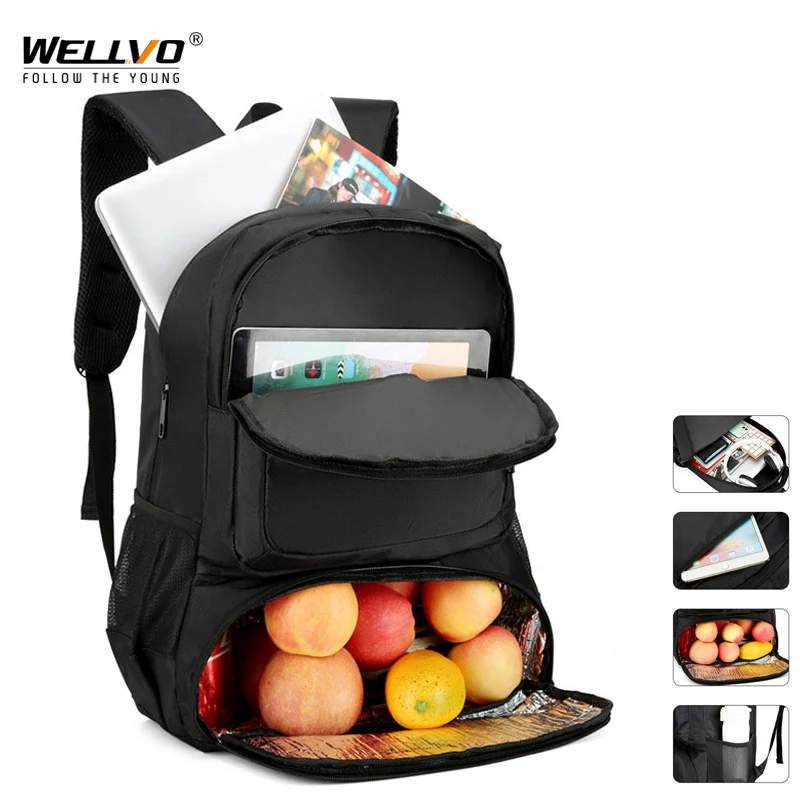 

Backpack Outdoor Trip Dry And Wet Separation Large Capacity Laptop Bags New Waterproof Oxford Fabric Camping Picnic Bags XA286C