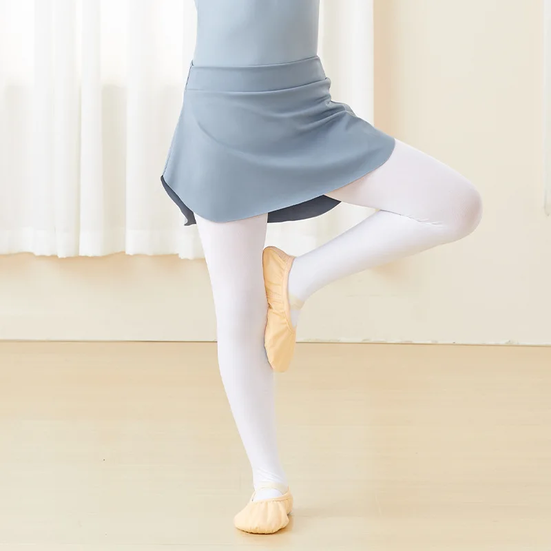 

Ballet Skirt Female's Ballet Practice Clothes Ruffle Ballerina Tutu Gauze Skirt Girls Side Slit Dance Dress 2025