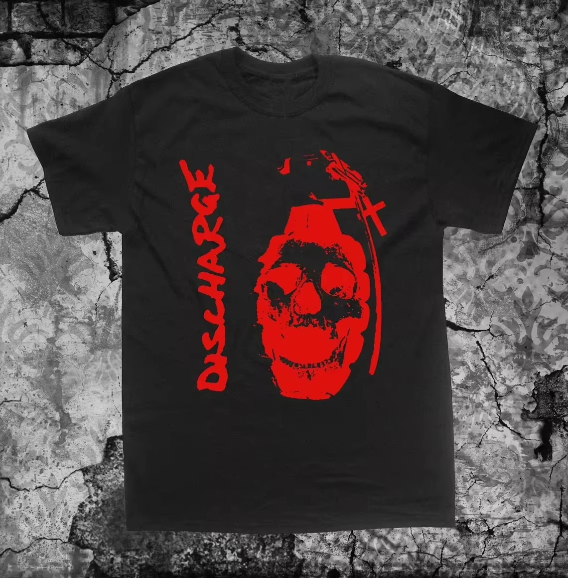 Discharge T Shirt Crust Punk D-beat Nausea Anti Cimex Doom the Exploited Crass Phobia Dropdead 100% Cotton Plus Size Tops