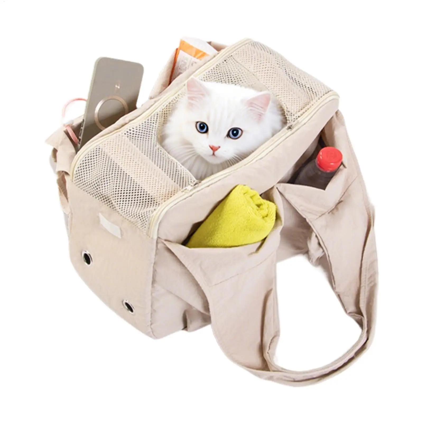 borsa-per-il-trasporto-di-cani-leggera-con-finestra-in-rete-di-sicurezza-e-tasche-laterali-ideale-per-viaggi-in-auto-escursioni-ciclismo-e-moto