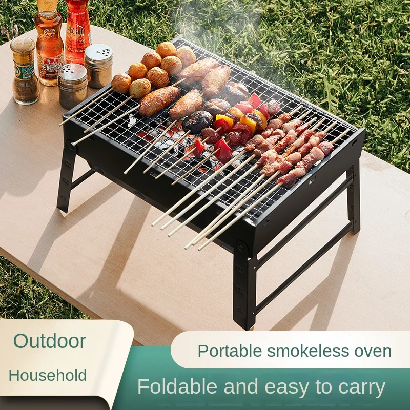 Barbecue rack, barbecue oven, carbon oven, household and commercial camping team building tools, outdoor barbecue rack