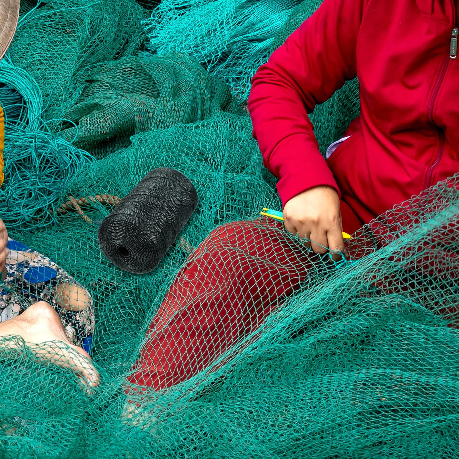 

Fishing Net Repair Rope Line Thread Ropes for Packaging Nylon Twine Whipping Tarred Packing