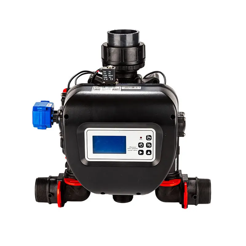 Electric 15 M3/H Soft Water Softening Control Valve Central Water Softener with LCD Display for Household Use