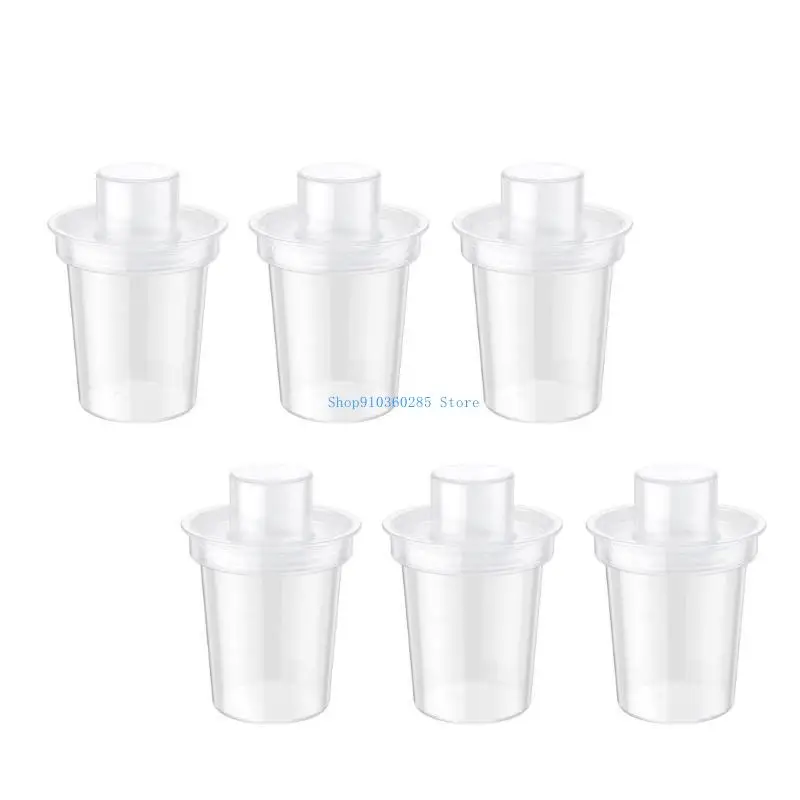

K9FF Set of 6pcs Baby Formula Dispensers Portable Milk Powder Container Storage Box Organiser 80ml for Traveling Parent