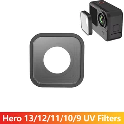 Hero 13/12/11/10/9 UV Lens Filters Replacement Protective Glass Cover For GoPro Hero 13 12 11 10 9 Action Camera Accessories