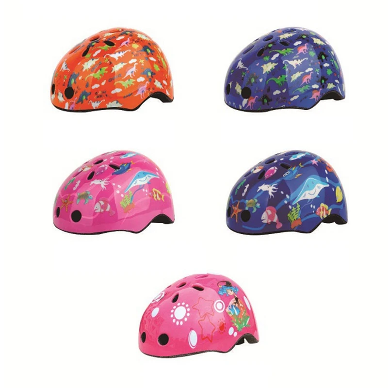 

Shoppingsports Cute Kids Bike Helmet Boys Girls Adjustable Safety Comfort Helmets For Multi-Sports Cycle Skating