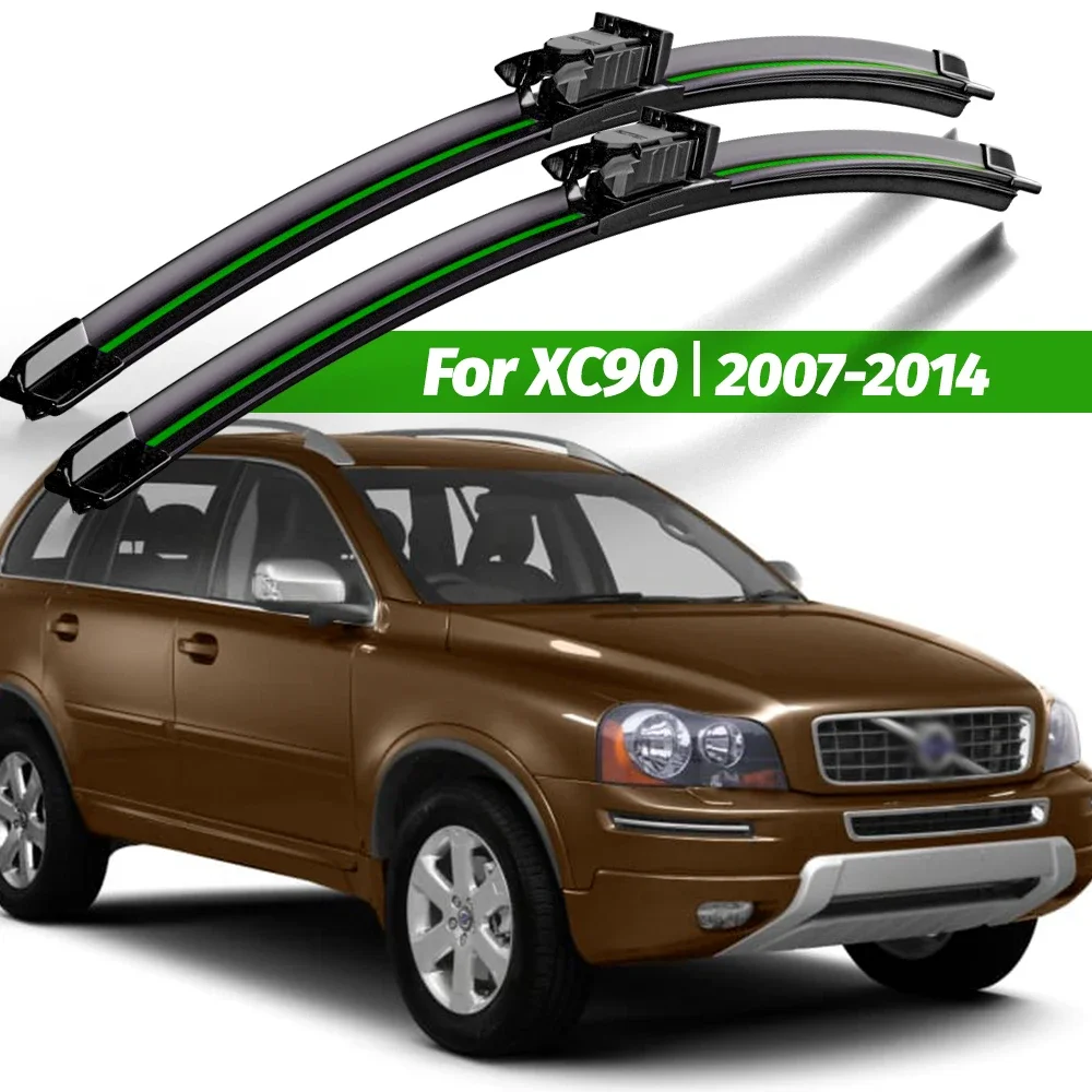 

Wiper LHD Front Wiper Blades For Volvo XC90 2007 - 2014 Windshield Windscreen Tailgate Window Brushes 24"+22" Accessories