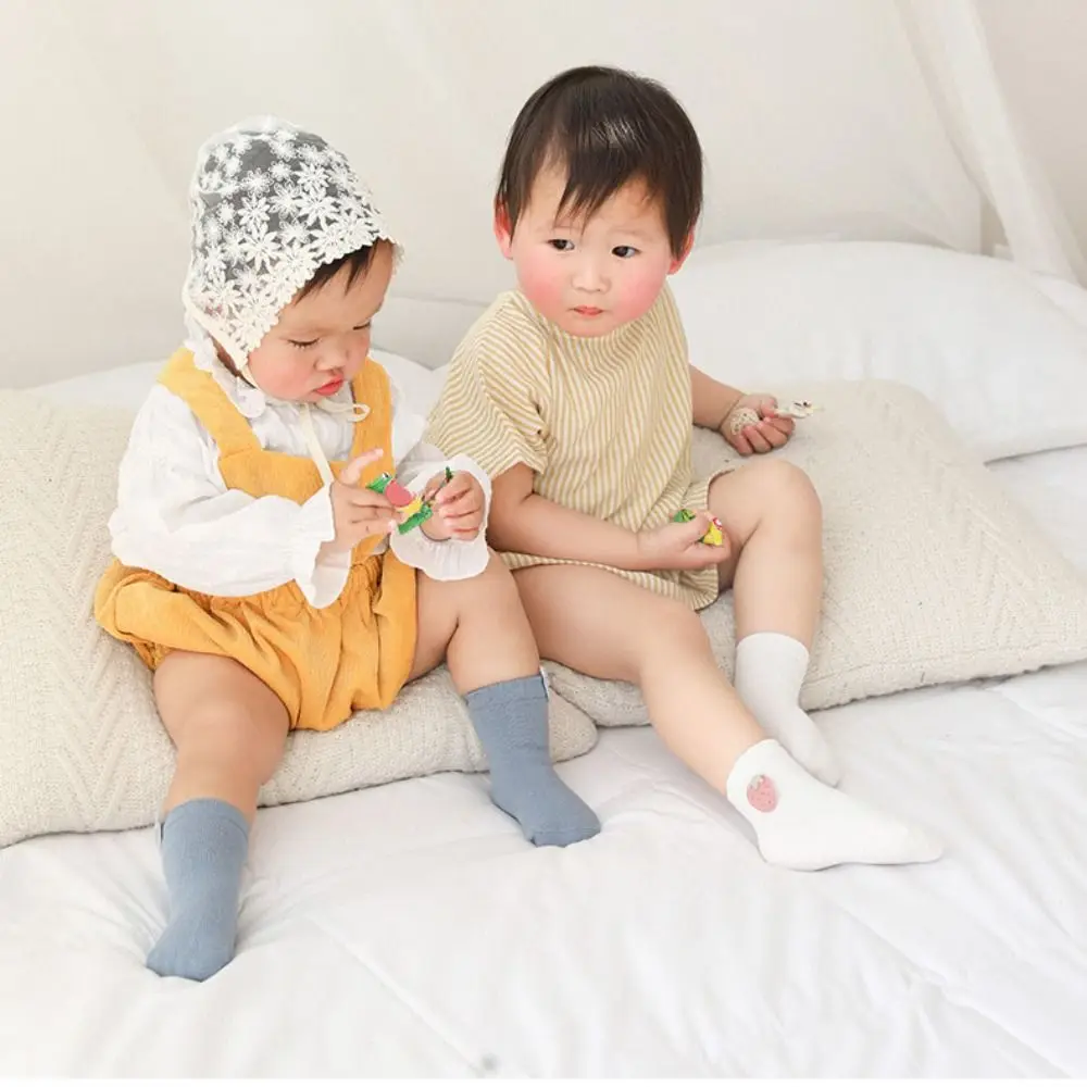 

3Pairs Rabbit Baby Cotton Socks Strawberry Radish Toddle Short Tube Socks Autumn Spring Breathable Newborn Cartoon Socks Toddle