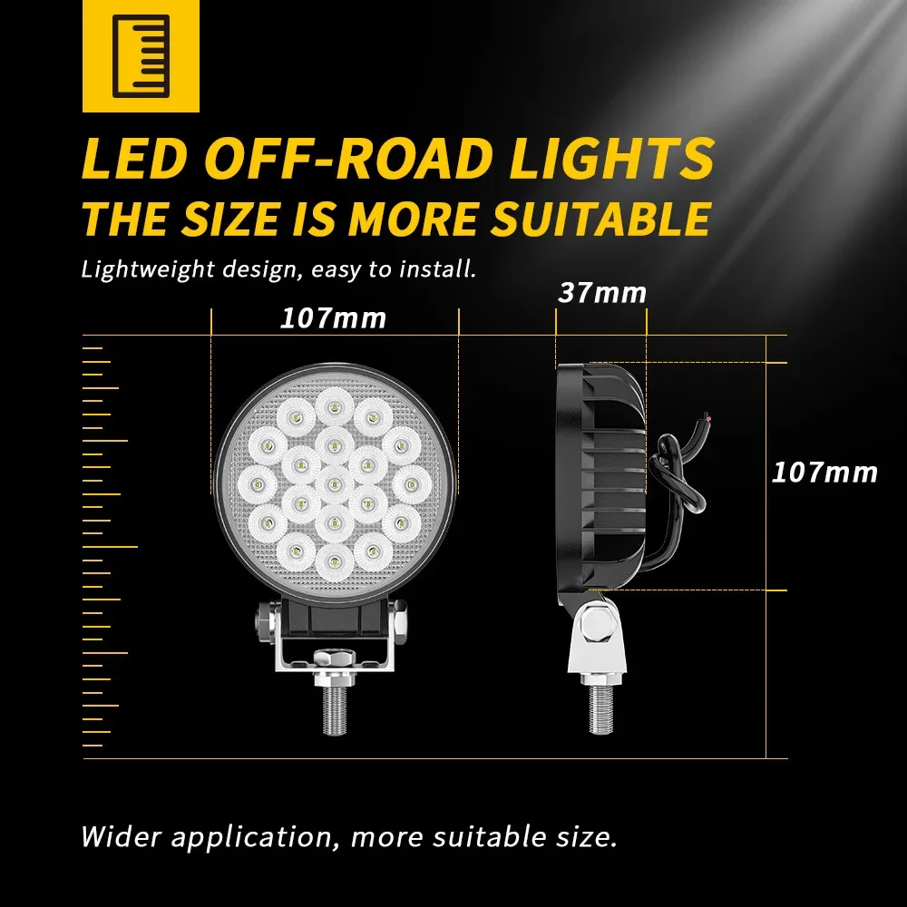 New car LED working light Round 4 