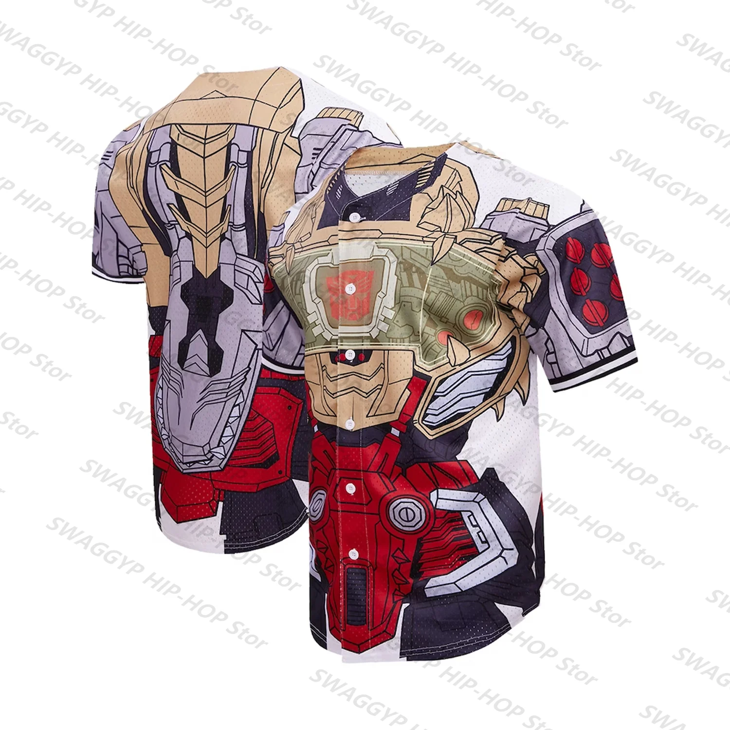 

Толстовка-трансформер для бейсбола, красная/белая/желтая, Autobot