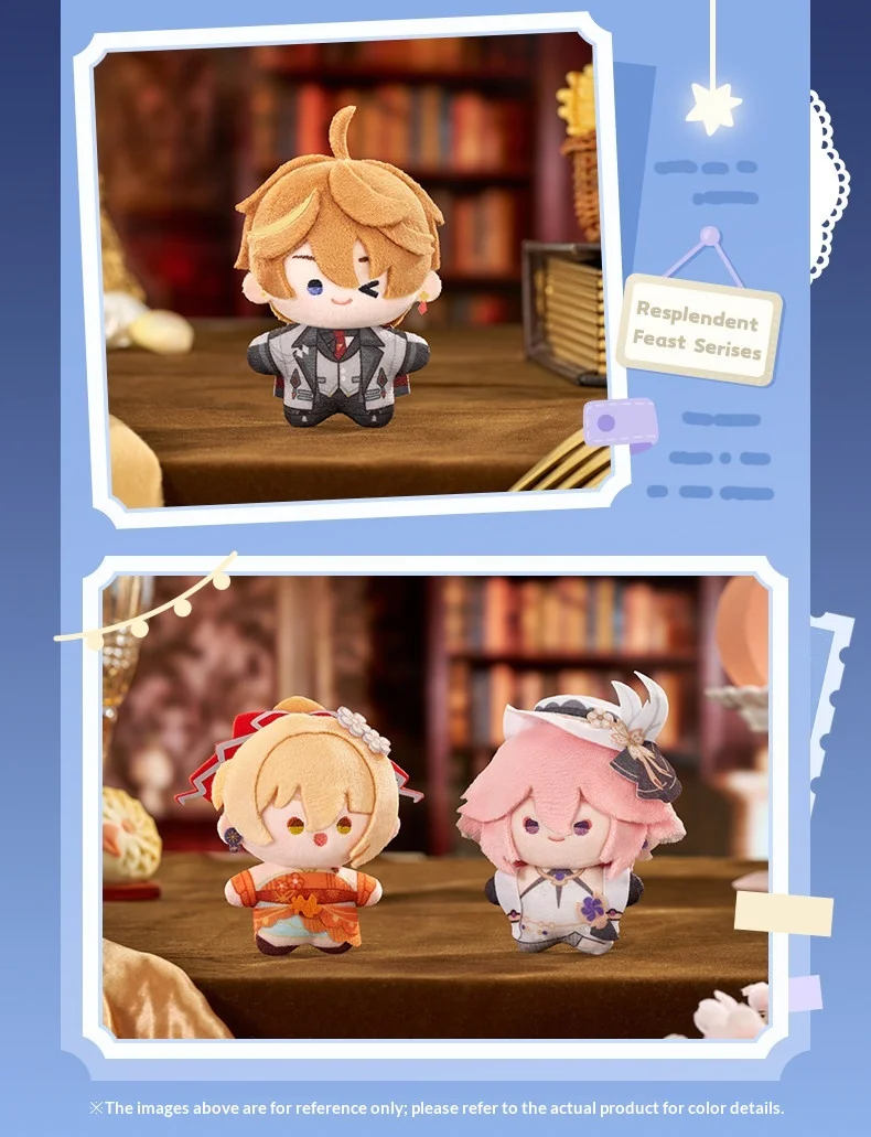 Echte Genshin Impact Resplendent Feast Serie Chibi Blind Box Mystery Box Niedlicher Taschenanhänger Sammlerpuppe Geburtstagsgeschenk Spielzeug – Detail 13